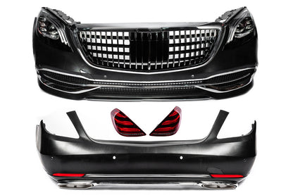 Maybach restyling kit (with optics) for Mercedes S-class W222 - image 2