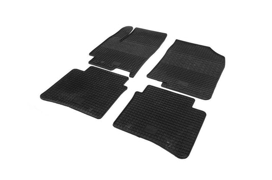 Rubber mats (4 pcs, Polytep) for Hyundai Accent 2017-2023 - Reelken Auto