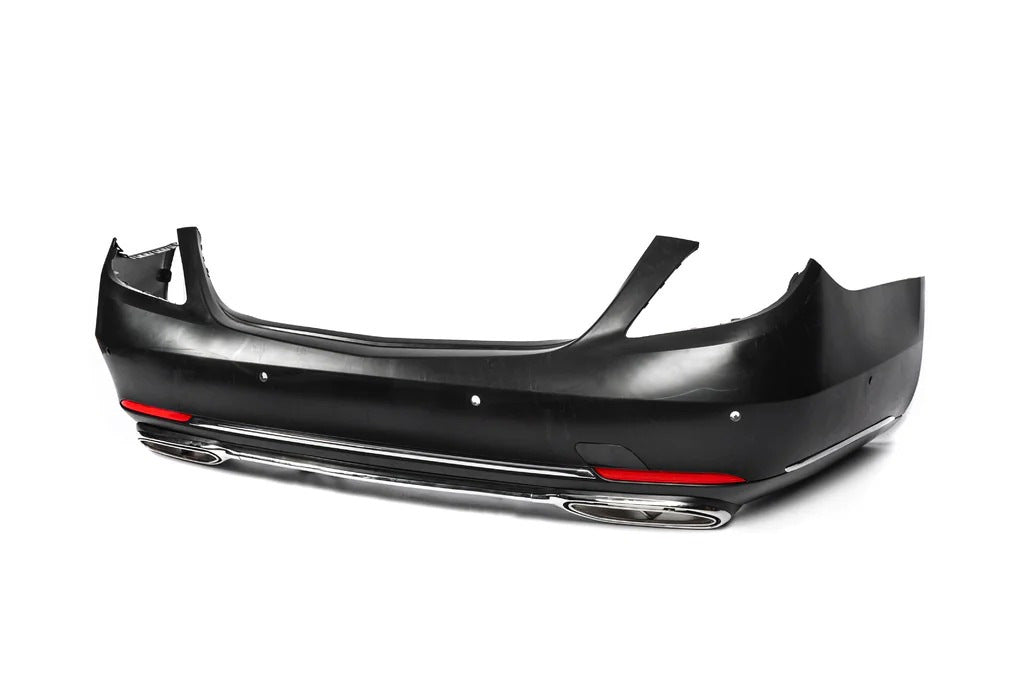 Rear bumper with diffuser Maybach (2018-2022) for Mercedes S-class W222 - image 2