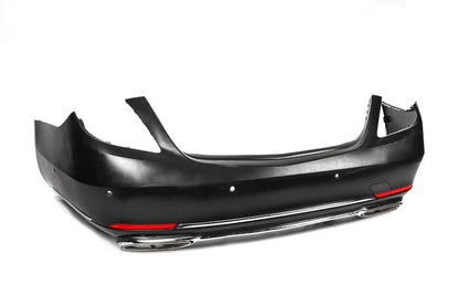Rear bumper with diffuser Maybach (2018-2022) for Mercedes S-class W222 - image 3