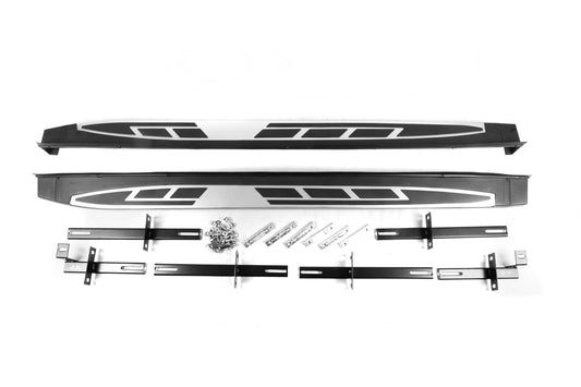 OEM V2 side sills (2 pcs, aluminum) for Mitsubishi Outlander 2012-2021 - image 2