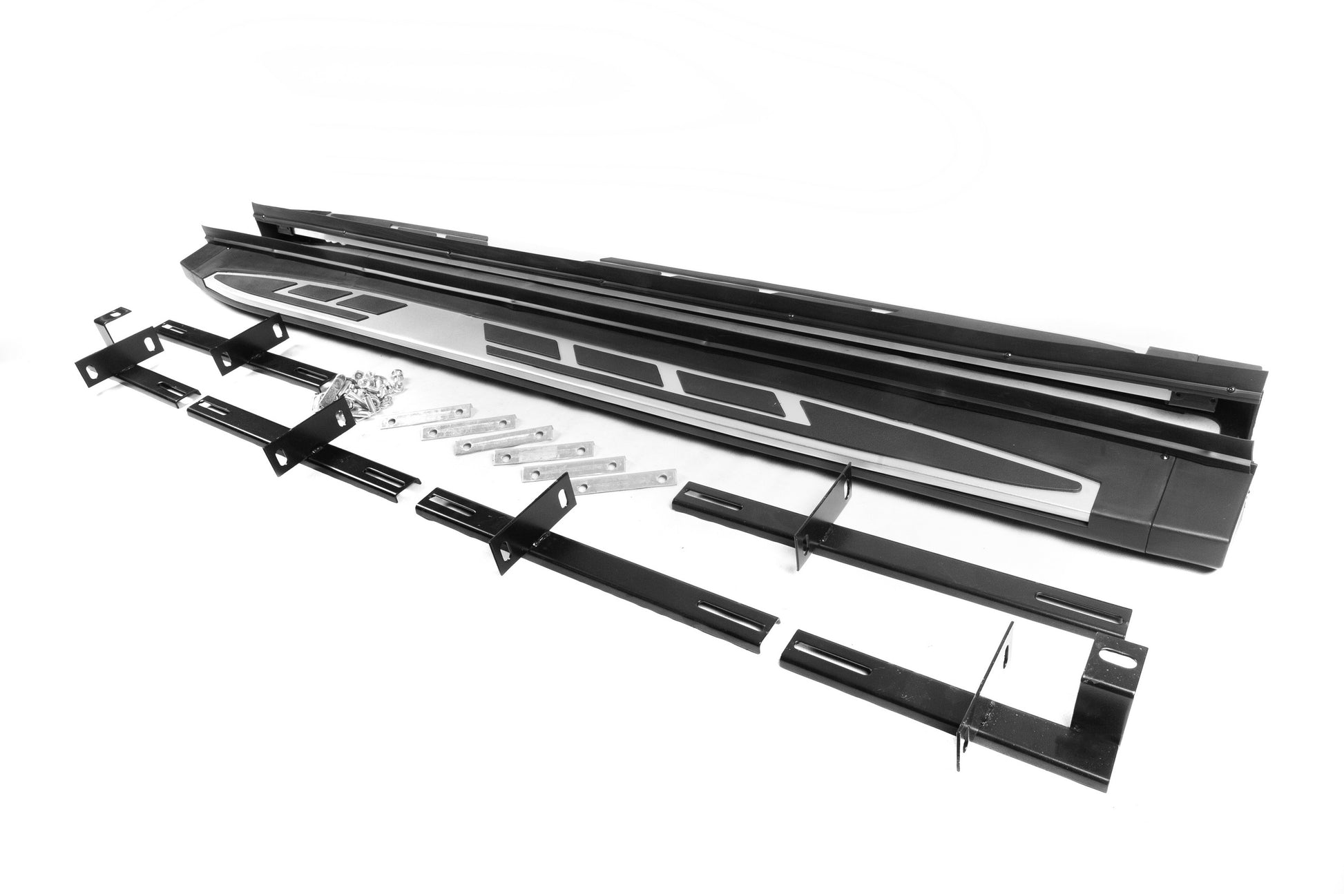 OEM V2 side sills (2 pcs, aluminum) for Mitsubishi Outlander 2012-2021 - image 1