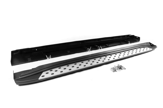 OEM V1 side sills (2 pcs, aluminum) for Mitsubishi Outlander 2012-2021 - image 1