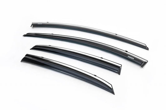 Window vents with chrome HB (4 PCs, Niken) for Hyundai I-30 2012-2017 - Reelken Auto