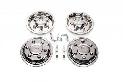 Stainless steel caps Exclusive V2 (2 roller, 4 pcs.) for Mercedes Sprinter W906 2006-2018 - Reelken Auto