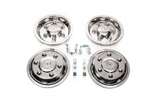 Stainless steel caps Exclusive V2 (2 roller, 4 pcs.) for Mercedes Sprinter W906 2006-2018 - Reelken Auto