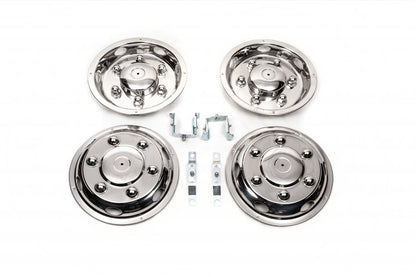 Stainless Steel Wheel Covers Exclusive V2 (2-ring, 4 pcs) for Mercedes Sprinter W907/W910 2018- - image 1