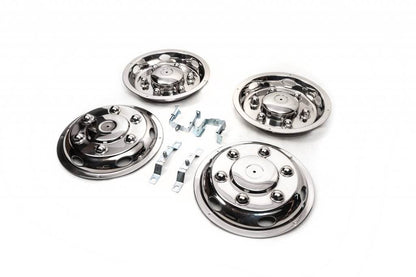Stainless steel caps Exclusive V2 (2 roller, 4 pcs.) for Mercedes Sprinter W906 2006-2018 - Reelken Auto