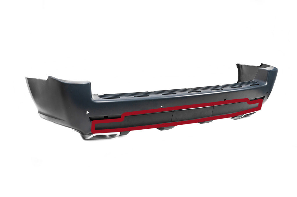 Rear Bumper Diffuser (Black, Autobiography) for Range Rover III L322 2002-2012 - image 4