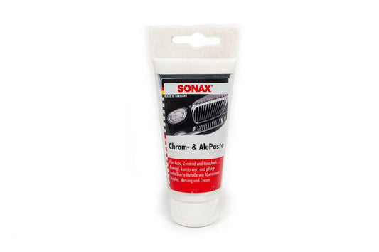 Sonax Chrome and Aluminum Cleaning Paste, 75 ml - Reelken Auto
