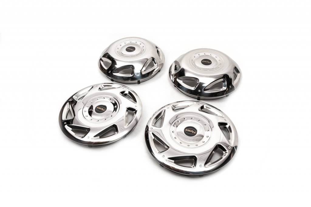 OEM stainless steel caps (2 roller, 4 pcs.) for Mercedes Sprinter W906 2006-2018 - Reelken Auto