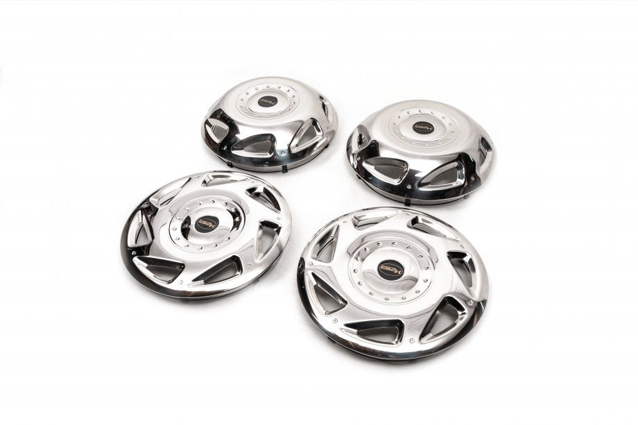 Stainless Steel Wheel Covers OEM (2-ring, 4 pcs) for Mercedes Sprinter W907/W910 2018- - image 2