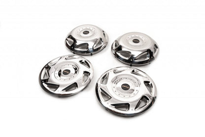 Stainless Steel Wheel Covers OEM (2-ring, 4 pcs) for Mercedes Sprinter W906 2006-2018 - image 1