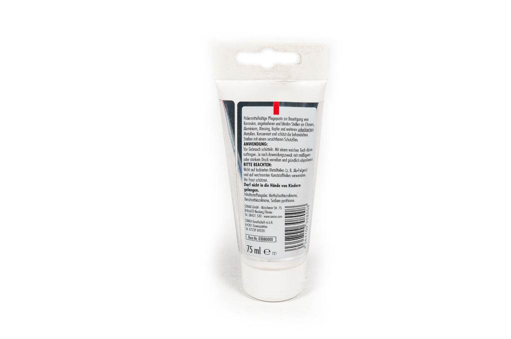Sonax Chrome and Aluminum Cleaning Paste, 75 ml - Reelken Auto