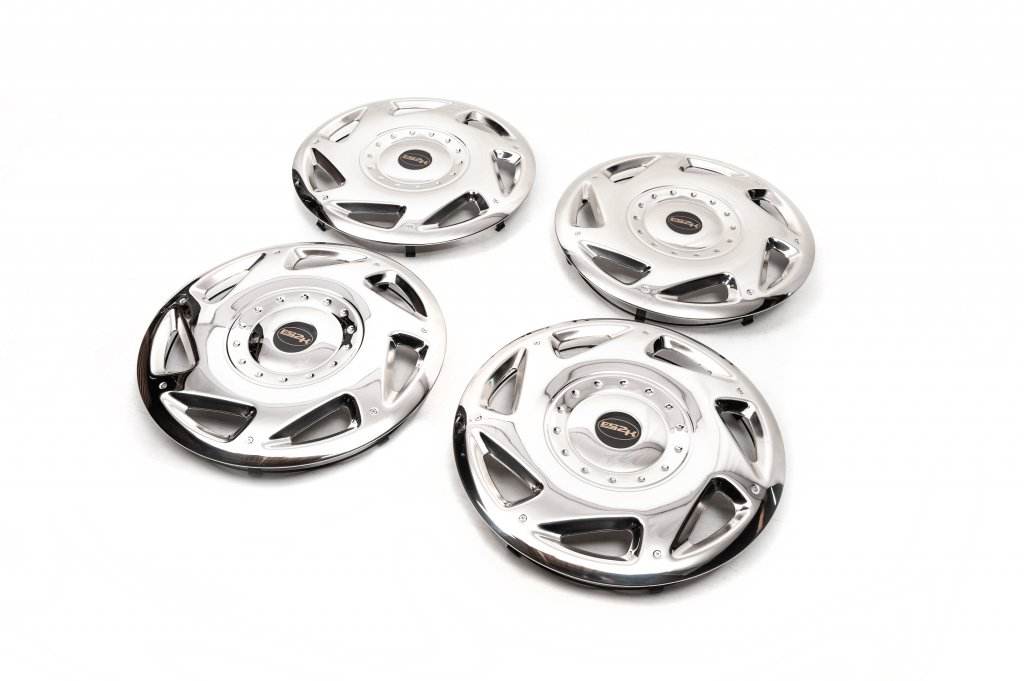 Caps made of stainless steel (4 pieces) for Citroen Jumpy 2007-2017 - Reelken Auto