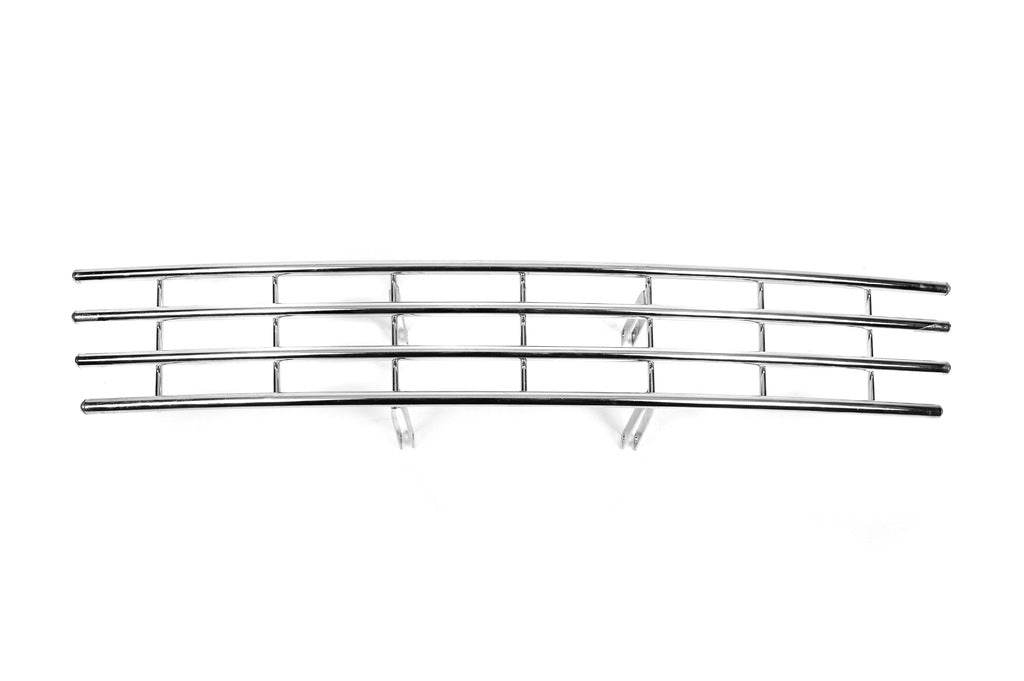 Grille in the bumper (stainless steel) for Nissan Qashqai 2007-2010 - Reelken Auto