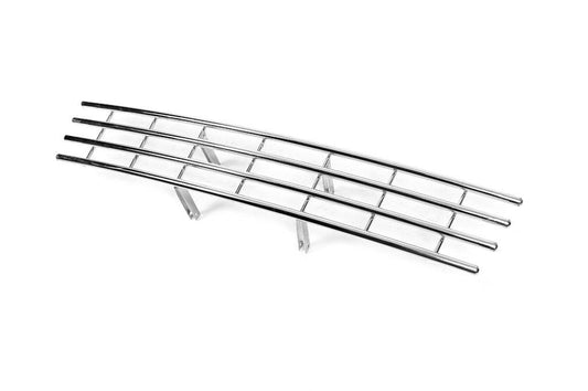 Grille in the bumper (stainless steel) for Nissan Qashqai 2007-2010 - Reelken Auto