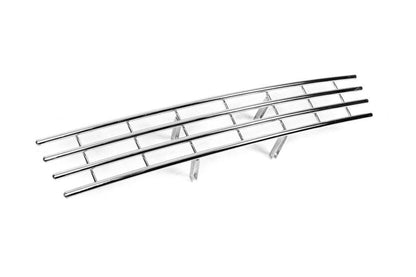 Grille in the bumper (stainless steel) for Nissan Qashqai 2007-2010 - Reelken Auto