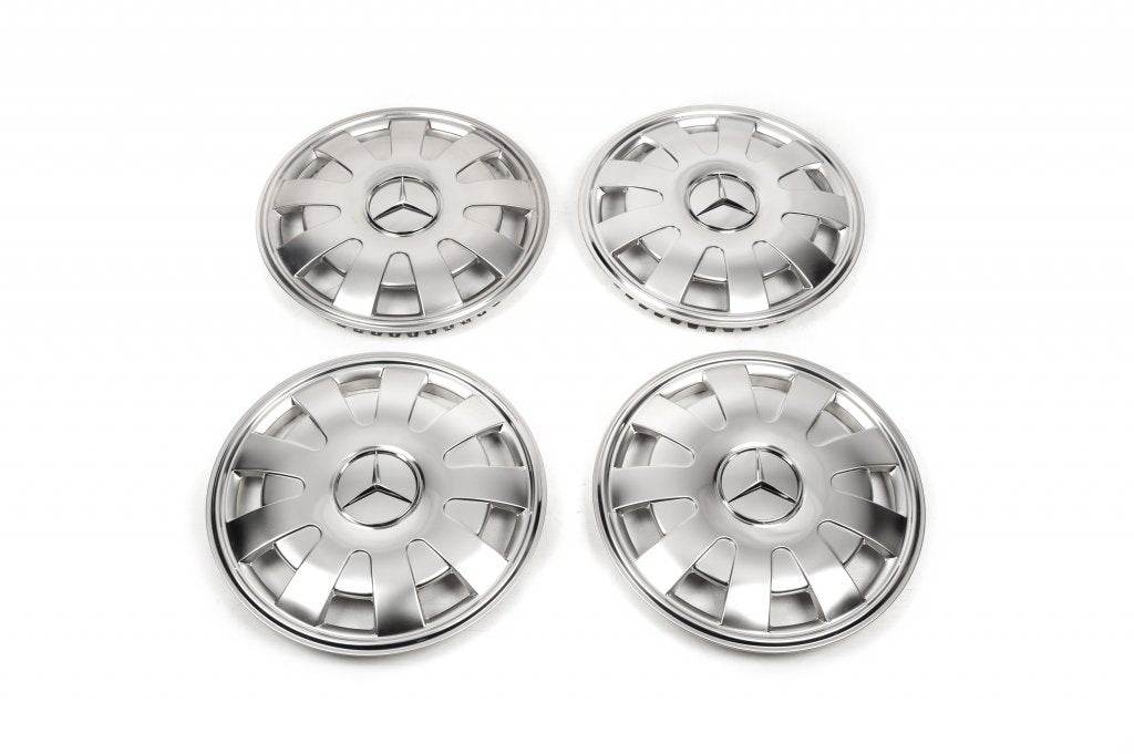 Petals stainless steel caps (1 roller, 4 pcs.) for Volkswagen Crafter 2006-2016 - Reelken Auto