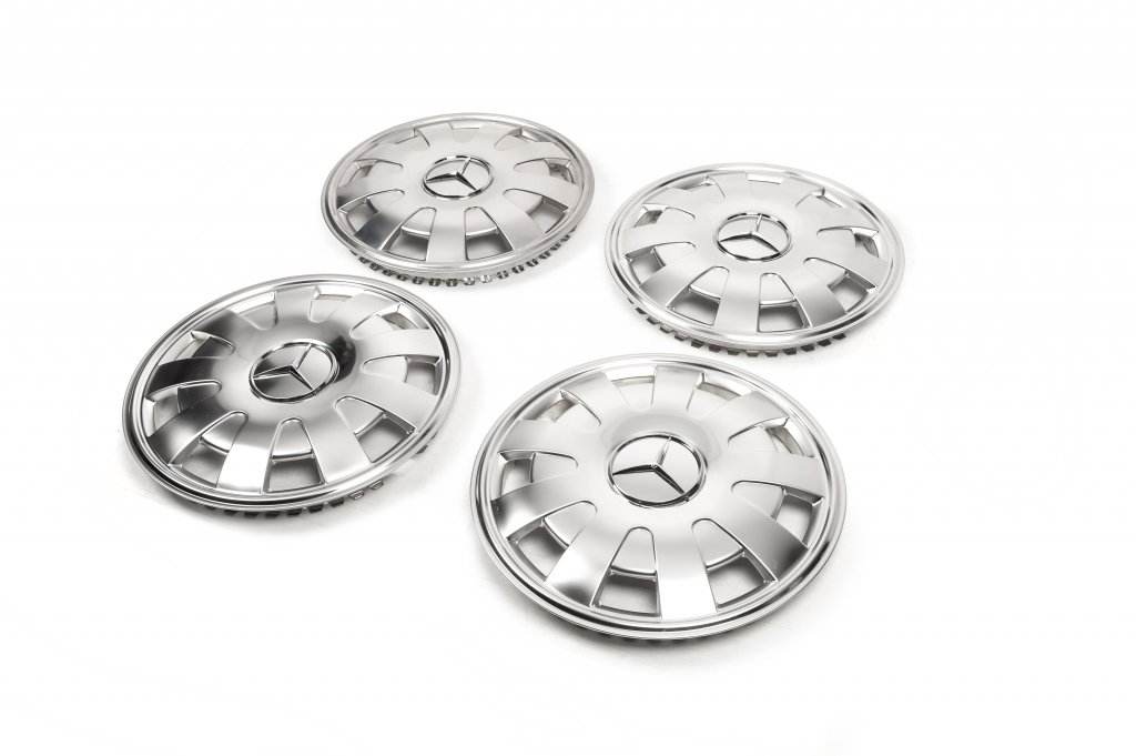 Petals stainless steel caps (1 roller, 4 pcs.) for Mercedes Sprinter W906 2006-2018 - Reelken Auto