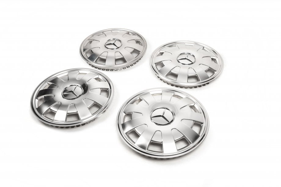 Petals stainless steel caps (1 roller, 4 pcs.) for Mercedes Sprinter W907/W910 2018↗ - image 2