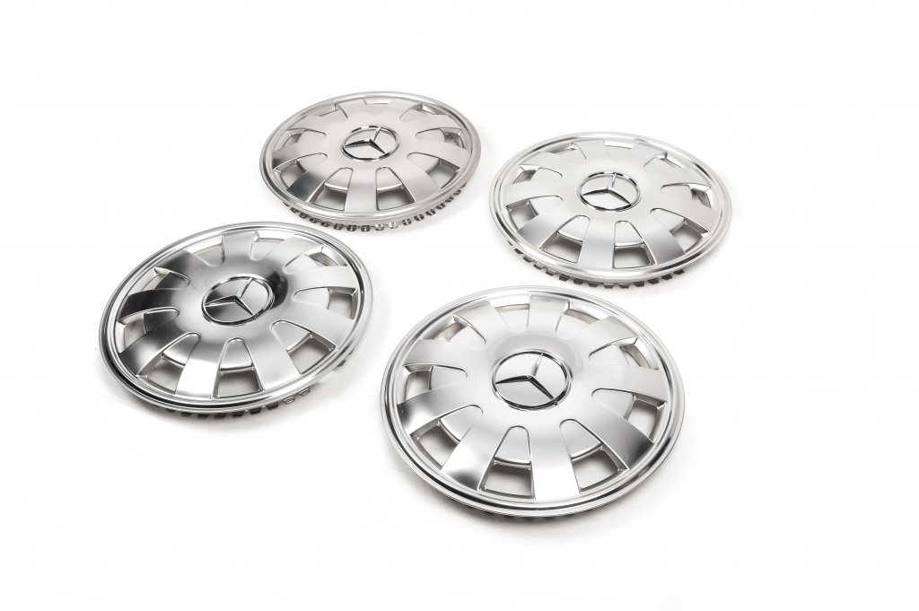 Petals stainless steel caps (1 roller, 4 pcs.) for Mercedes Sprinter W907/W910 2018↗ - image 4
