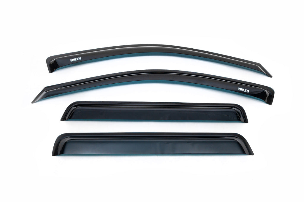 Window Deflectors (4 pcs, Niken) for Jeep Grand Cherokee WK 2004-2010 - image 2