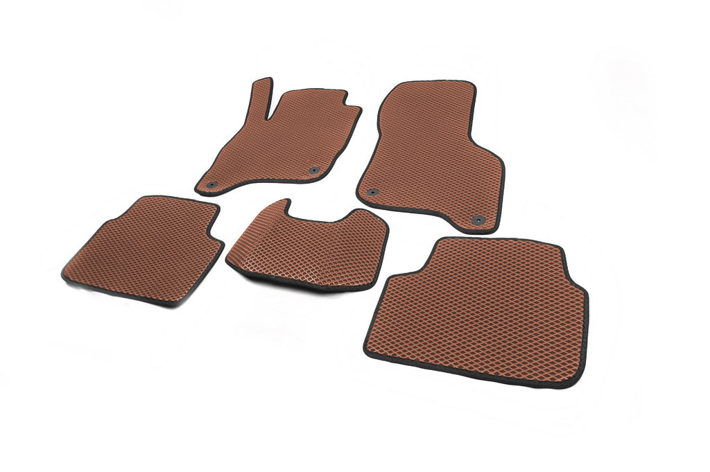 EVA Floor Mats (Brown) for Volkswagen Lavida/e-Lavida 2019- - image 2
