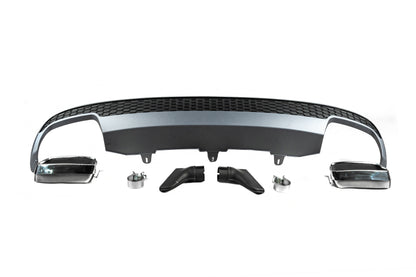 Rear diffuser with DPT S-Line-style nozzles (2011-2015) for Audi A6 C7 2011-2017 - image 5
