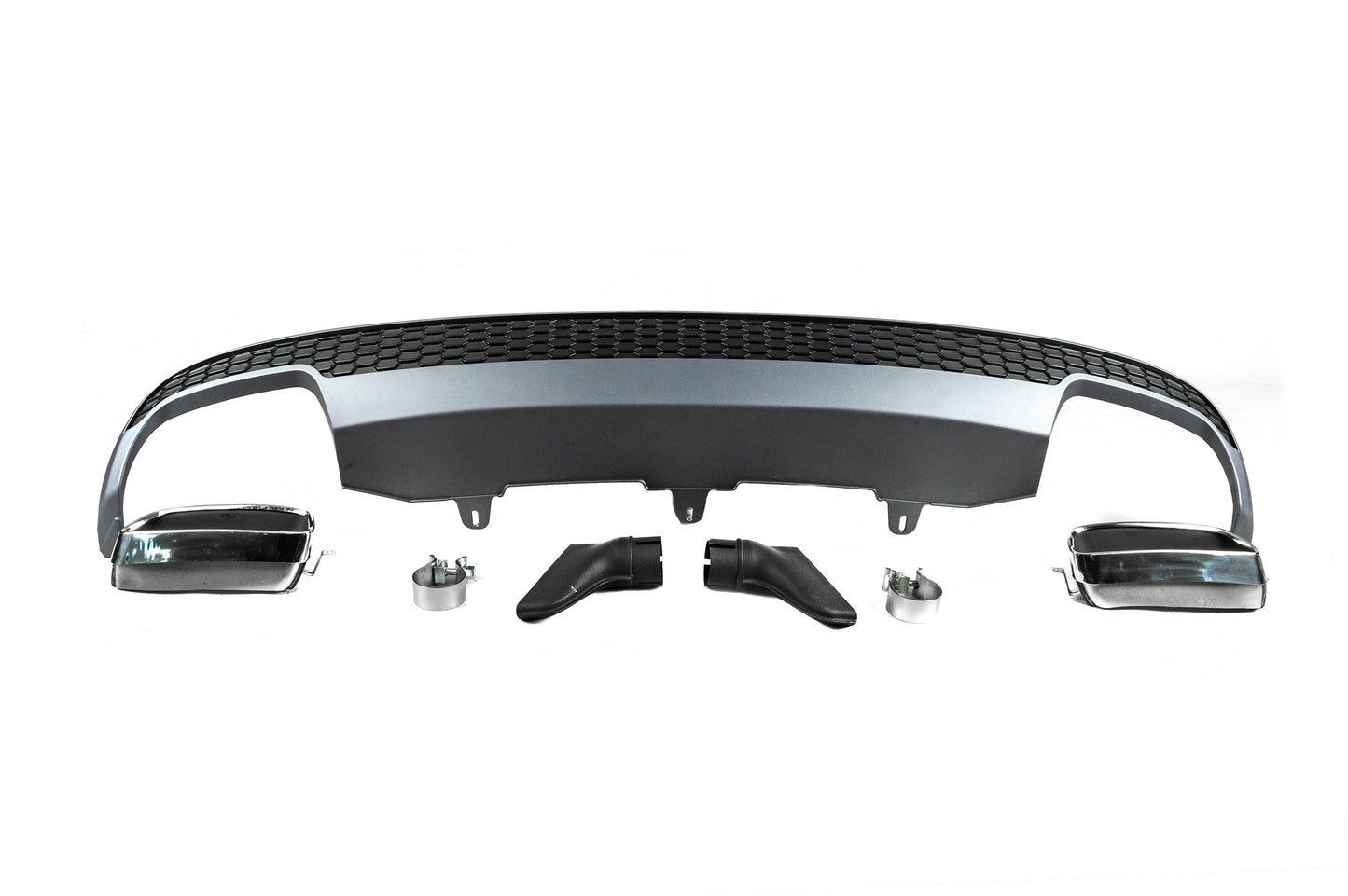 Rear diffuser with exhaust tips DPT S-Line-style (2011-2014) for Audi A6 C7 2011-2017 - image 5