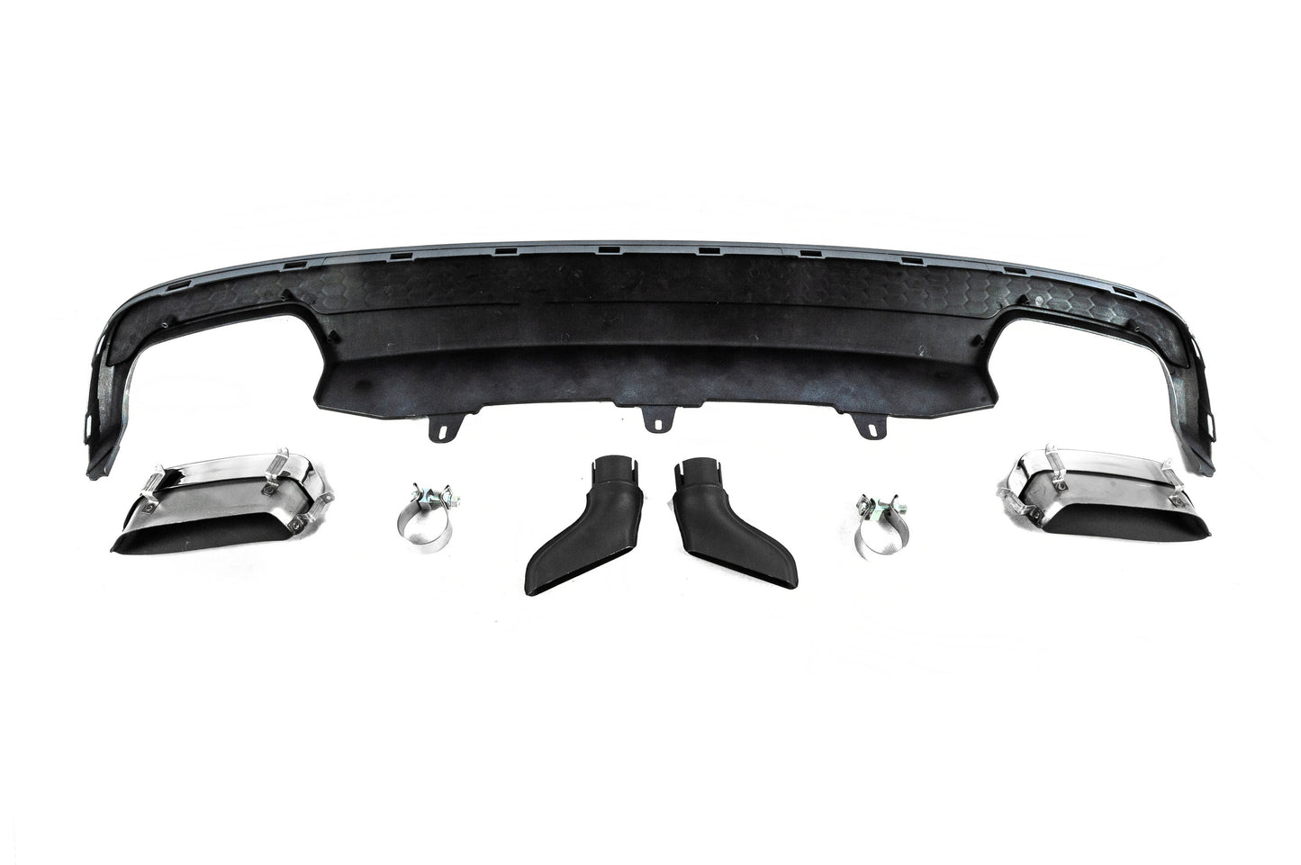 Rear diffuser with exhaust tips DPT S-Line-style (2011-2014) for Audi A6 C7 2011-2017 - image 6