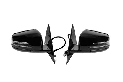 Side mirrors facelift (2 pcs, black) for Mercedes S-сlass W221 2005-2013 - image 1