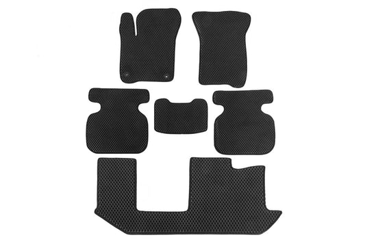 EVA Floor Mats (3 Rows, Black) for Fiat Freemont 2011-2016 - image 1