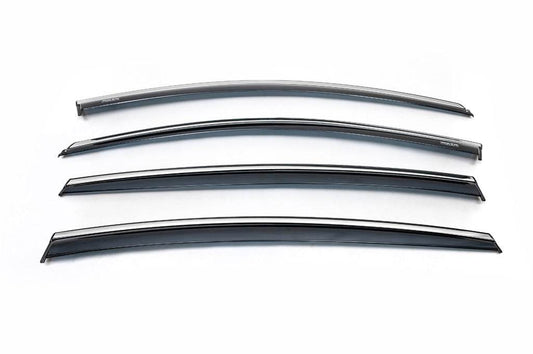 Visors with chrome SD (4 pcs, Niken) for Opel Insignia 2017-2022 - Reelken Auto