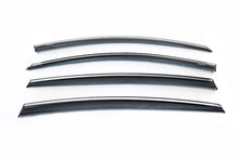 Window Deflectors with Chrome Trim SD (4 pcs, Niken) for Opel Insignia 2017-2022 - image 2