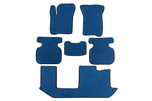 EVA Floor Mats (3 Rows, Blue) for Fiat Freemont 2011-2016 - image 1