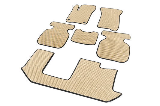 EVA Floor Mats (3 Rows, Beige) for Fiat Freemont 2011-2016 - image 2