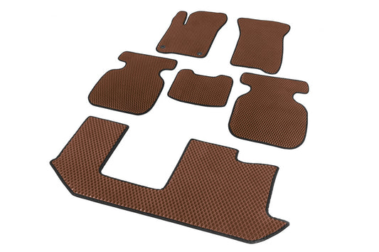 EVA Floor Mats (3 Rows, Brown) for Dodge Journey 2008-2020 - image 2