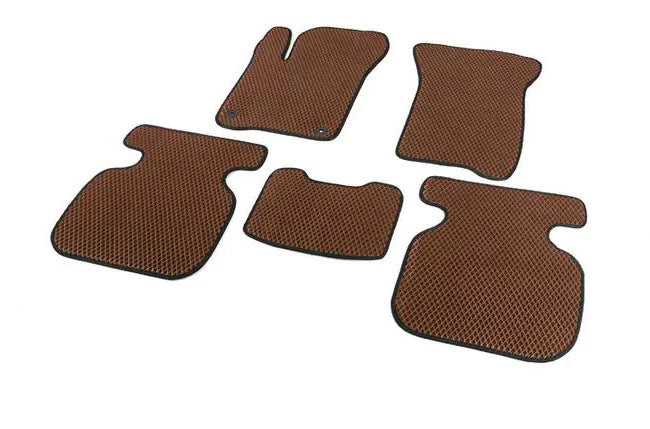 EVA Floor Mats (2 Rows, Brown) for Dodge Journey 2008-2020 - image 1