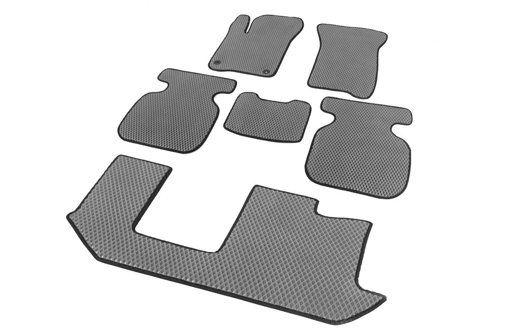 EVA Floor Mats (3 Rows, Gray) for Dodge Journey 2008-2020 - image 2