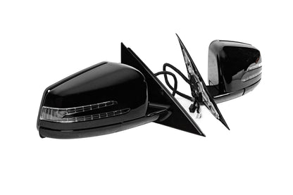 Side mirrors facelift (2 pcs, black) for Mercedes S-сlass W221 2005-2013 - image 3