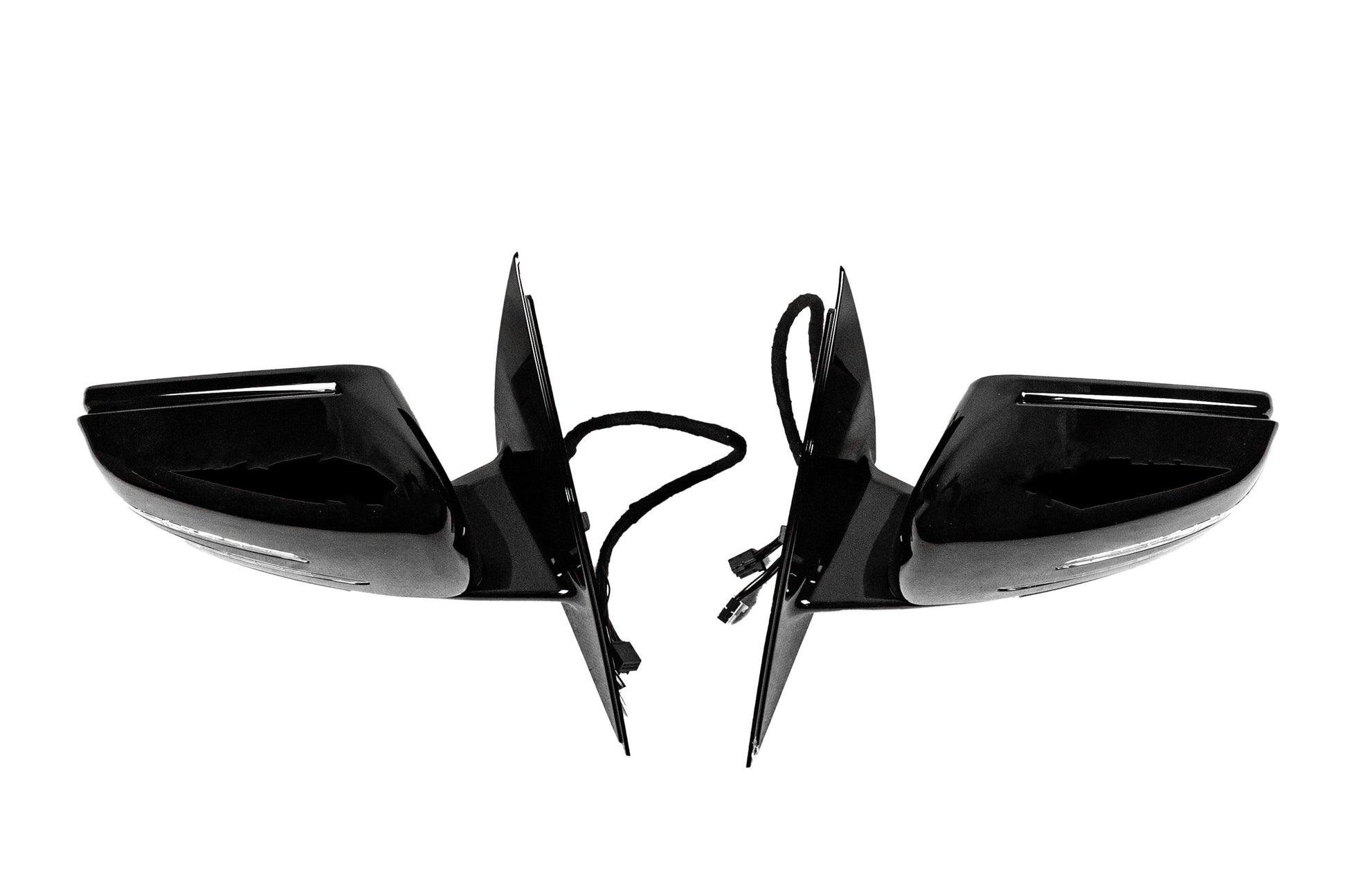 Side mirrors facelift (2 pcs, black) for Mercedes S-сlass W221 2005-2013 - image 4