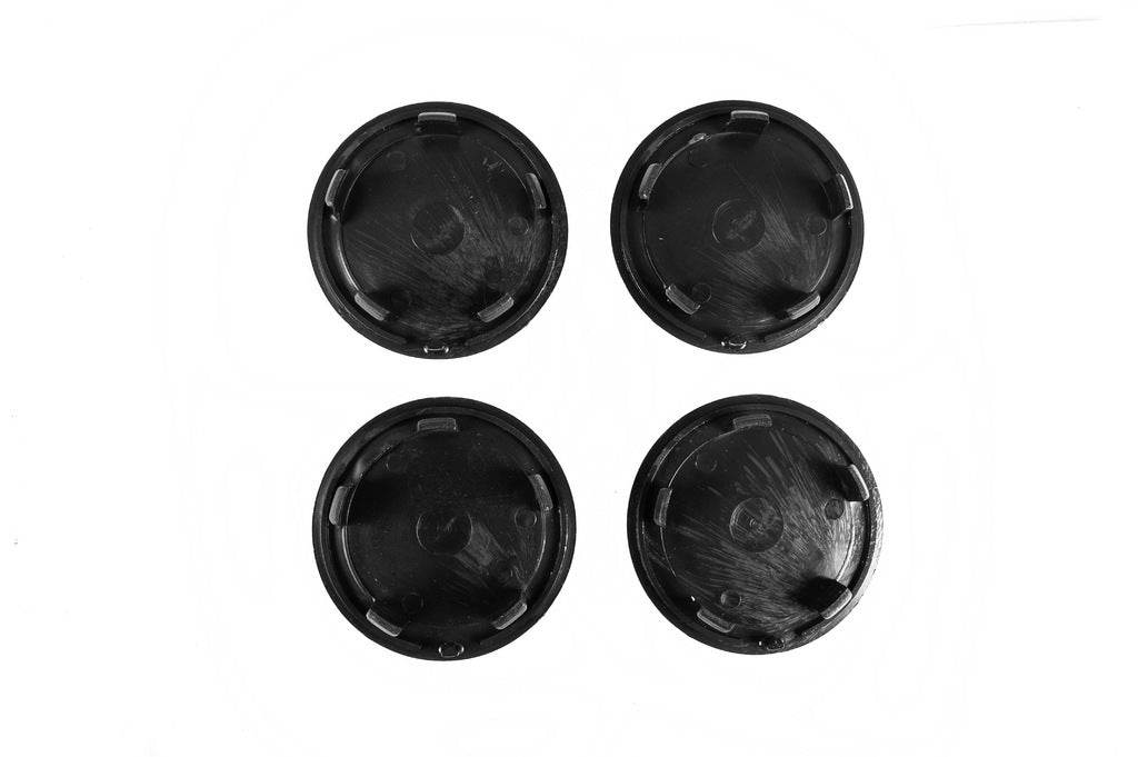 Plugs for 76/71mm discs black (4 pcs.) for Porsche - Reelken Auto