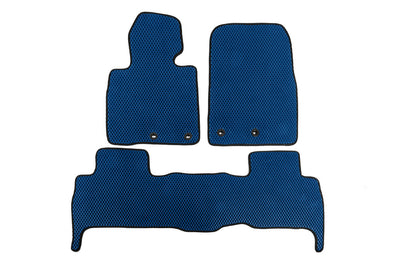 EVA V-2 polyurethane floor mats (2012-2021, Blue) for Toyota Land Cruiser 200 - image 1