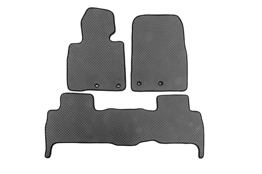 EVA V-2 Polyurethane Floor Mats (2012-2021, Gray) for Toyota Land Cruiser 200 2007-2021 - image 1