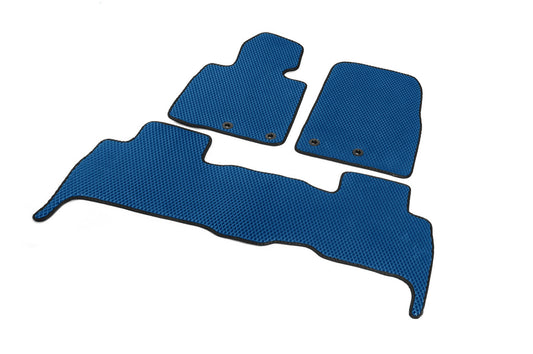 EVA V-2 polyurethane floor mats (2012-2021, Blue) for Toyota Land Cruiser 200 - image 2
