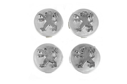 Wheel caps 60/58 mm p02011 (4 pcs) for Peugeot - Reelken Auto