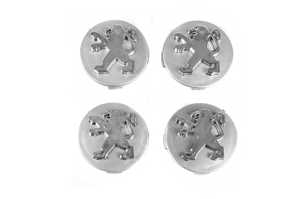 Wheel center caps 60/58 mm p02011 (4 pcs) for Peugeot - image 2