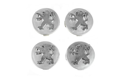 Wheel center caps 60/58 mm p02011 (4 pcs) for Peugeot - image 2