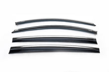 Window Deflectors with Chrome Trim HB (4 pcs, Niken) for Renault Megane III 2009-2016 - image 2